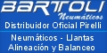 Neumticos Brtoli. Distribuidor Oficial Pirelli. Llantas, alineacin, balanceo, servicios. Maquinas y Herramientas para taller.